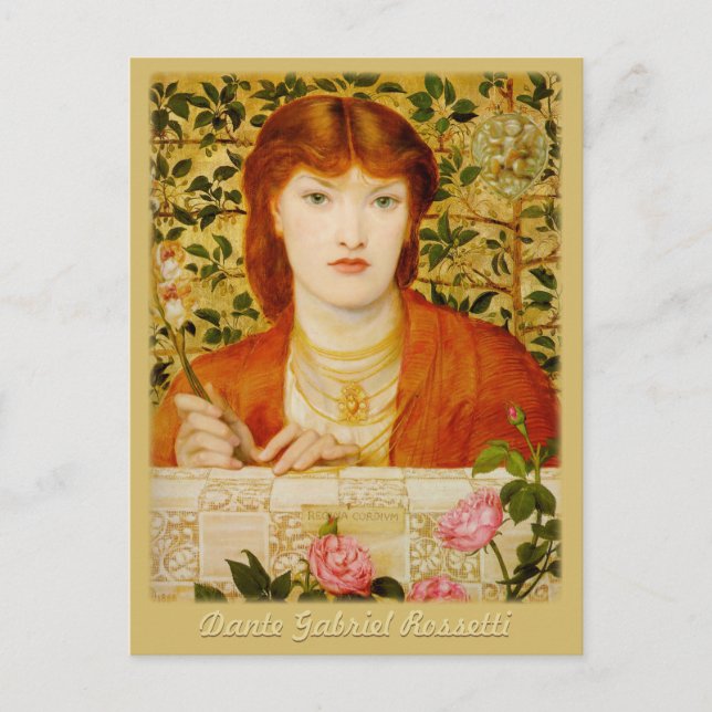 Postal Rossetti Regina Cordium CC0649 (Anverso)