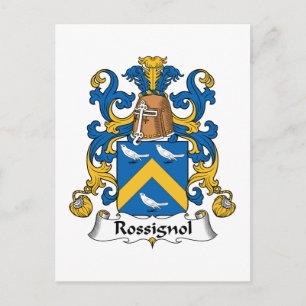 Postal Rossignol Family Crest