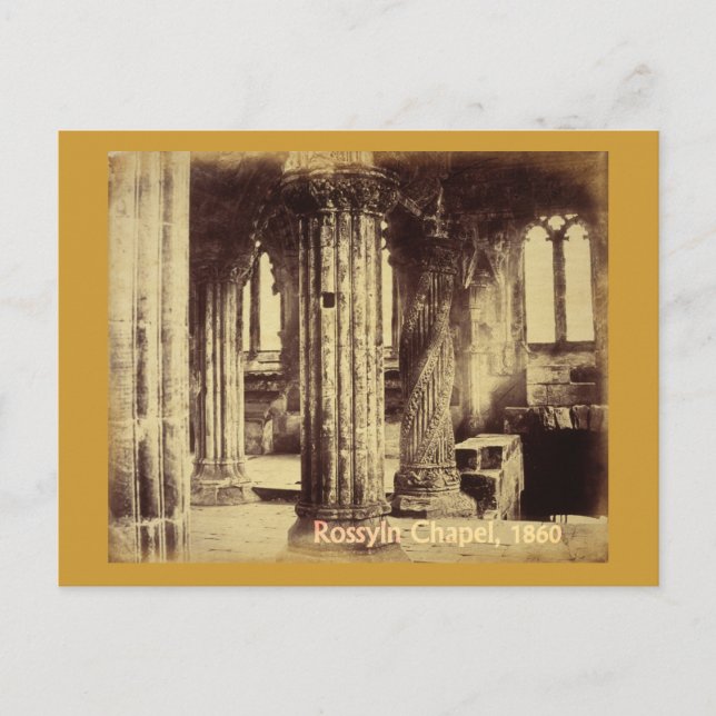 Postal Rosslyn Chapel 1860 (Anverso)