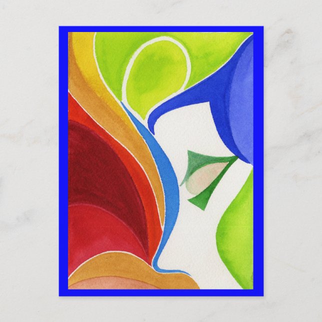 Postal Rostro de luz (Anverso)