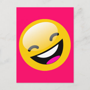 POSTAL ROSTRO DE REÍR
