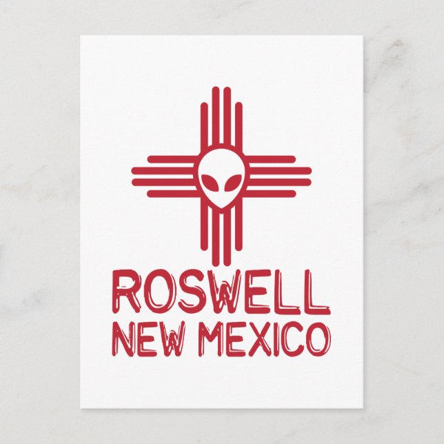 Postal Roswell Nuevo México (Anverso)
