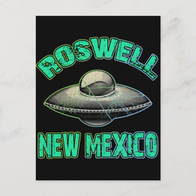 Postal Roswell, Nuevo México (Anverso)