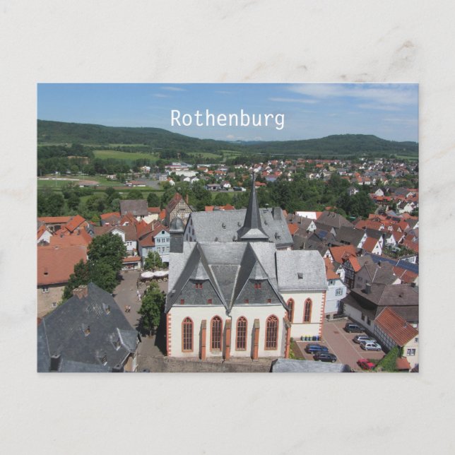 Postal Rothenburg (Alemania) (Anverso)