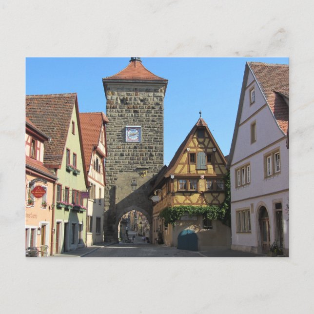 Postal Rothenburg (Alemania) (Anverso)