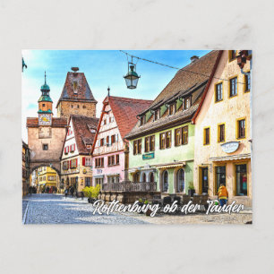 Postal Rothenburg ob der Tauber, Alemania