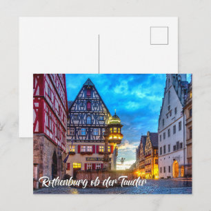 Postal Rothenburg ob der Tauber, Alemania