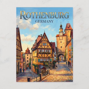 Postal Rothenburg ob der Tauber Alemania