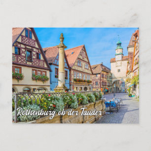 Postal Rothenburg ob der Tauber, Alemania