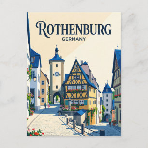 Postal Rothenburg ob der Tauber Alemania