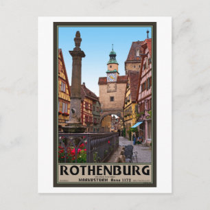 Postal Rothenburg od Tauber - Markusturm