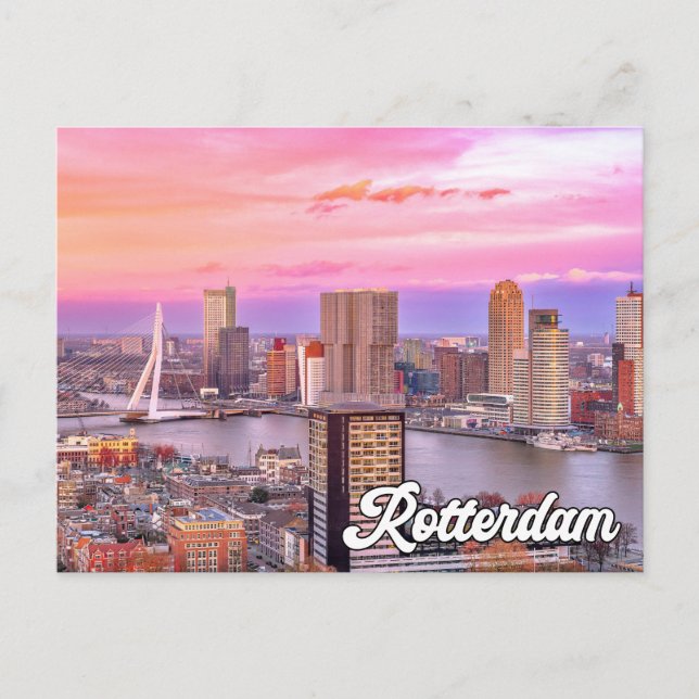 Postal Rotterdam, Países Bajos (Anverso)