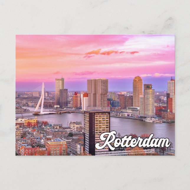 Postal Rotterdam, Países Bajos (Anverso)