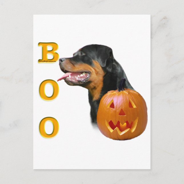 Postal Rottweiler Boo (Anverso)