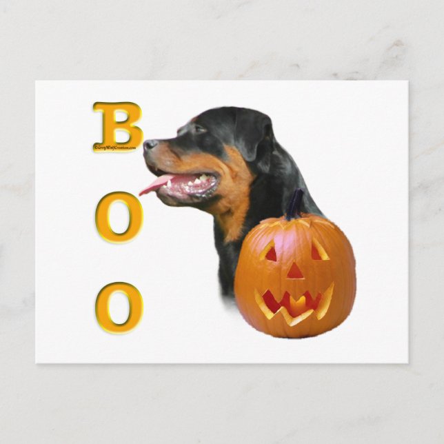 Postal Rottweiler Boo (Anverso)
