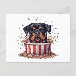 Postal Rottweiler Dog Movie Popcorn Bucket