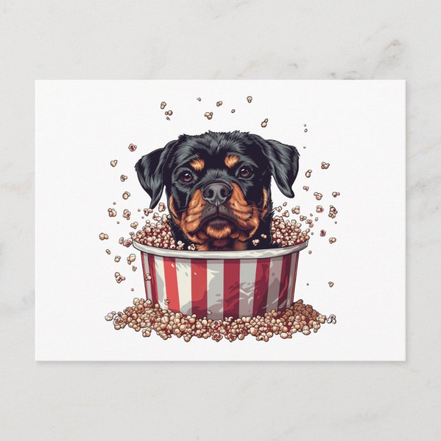 Postal Rottweiler Dog Movie Popcorn Bucket (Anverso)