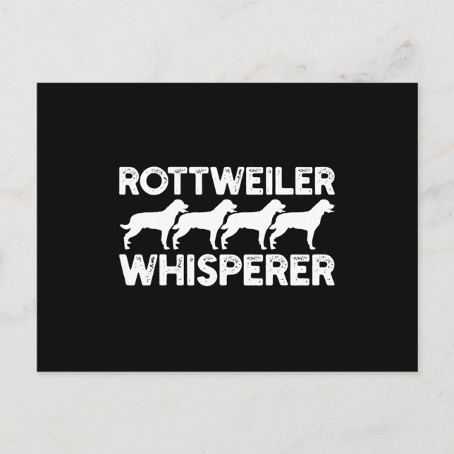 Postal Rottweiler T-Shirt (Anverso)
