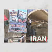 Rótulo Anti-Estadounidense En Isfahán, Irán