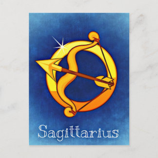 Postal Rótulo astrológico Sagittarius