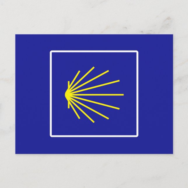 Postal Rótulo Camino de Santiago, España (Anverso)