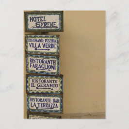 Postal Rótulo Capri