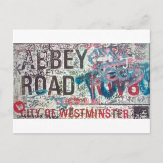 Postal Rótulo de Abbey Road