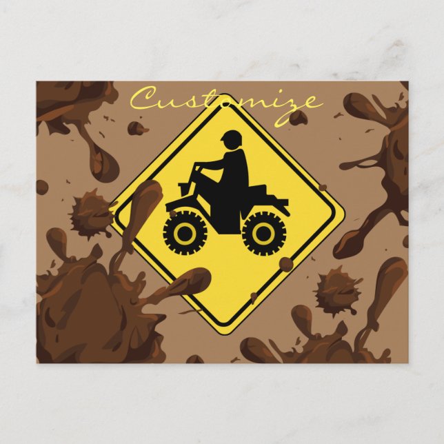 Postal RÓTULO de barrido ATV Thunder_Cove (Anverso)