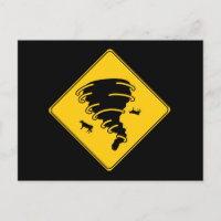 Rótulo de carretera - Tornado