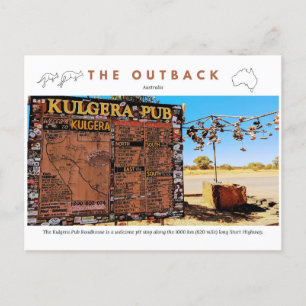 Postal Rótulo de Kulgera Roadhouse