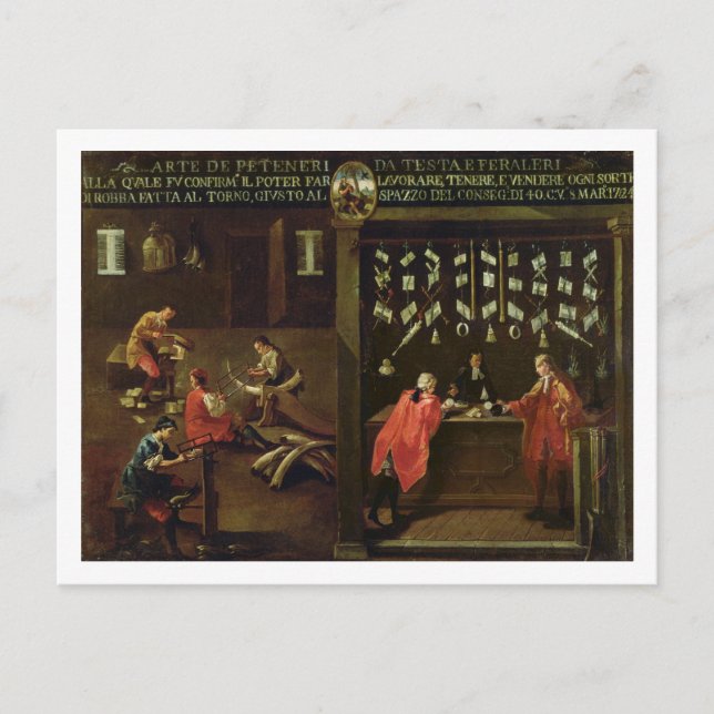 Postal Rótulo de la Asociación Veneciana de Fabricantes d (Anverso)