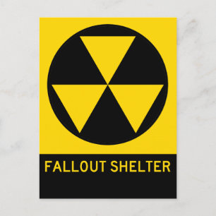 Postal Rótulo de la autopista Fallout Shelter