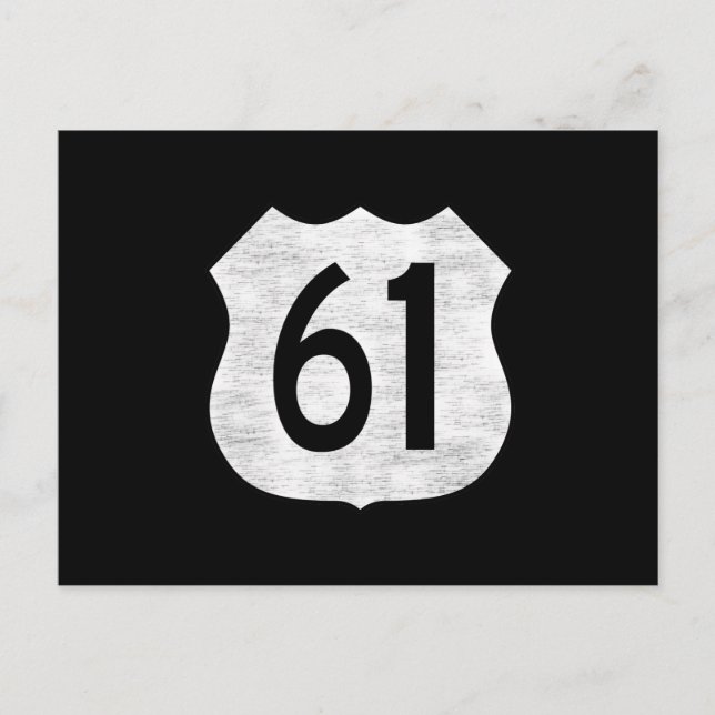 Postal Rótulo de la autopista U.S. 61 (Anverso)