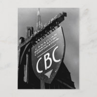 Rótulo de la calle Jarvis de CBC (años 40)