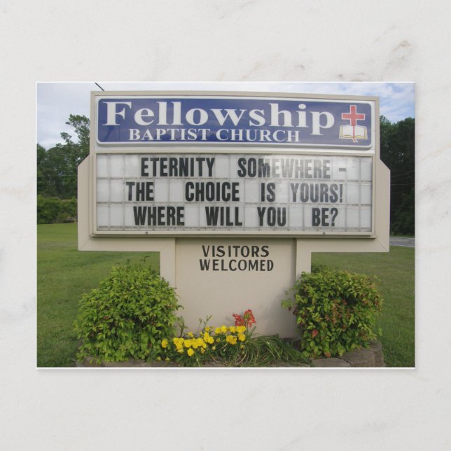 Postal Rótulo de la Iglesia (Anverso)