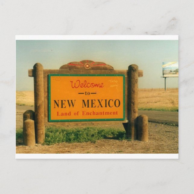 Postal Rótulo de New México (Anverso)