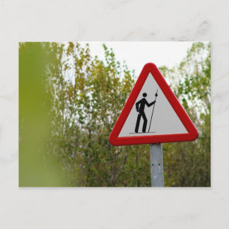 Postal Rótulo de peregrino