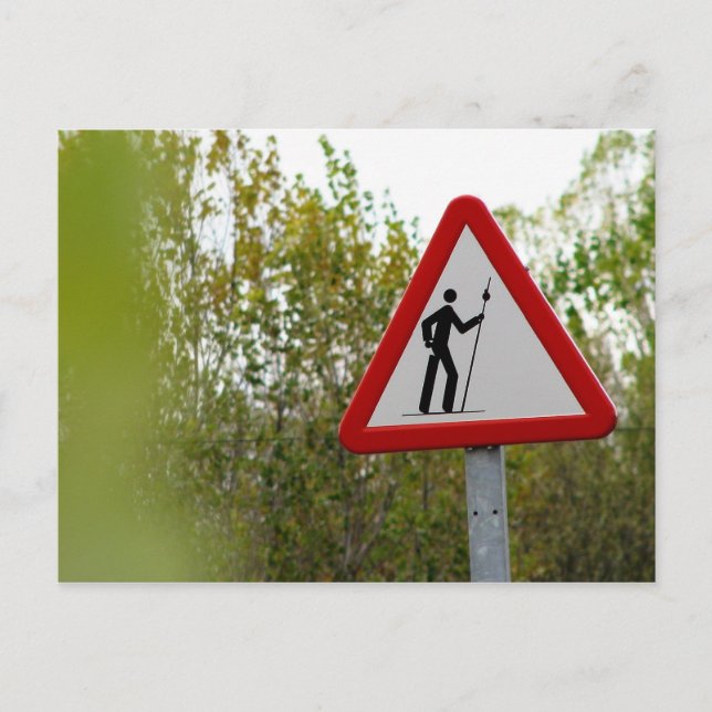 Postal Rótulo de peregrino (Anverso)