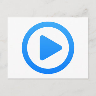Postal Rótulo de reproductor de medios