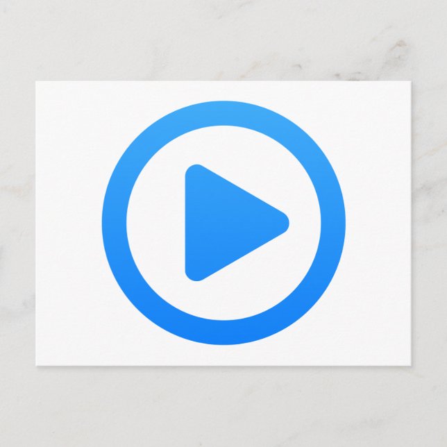 Postal Rótulo de reproductor de medios (Anverso)