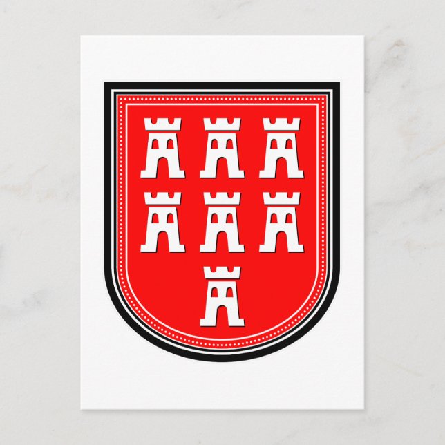 Postal Rótulo de Sajonia (Anverso)