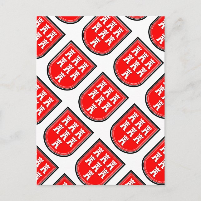 Postal Rótulo de Sajonia (Anverso)