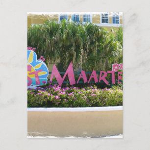 Postal Rótulo de St. Maarten