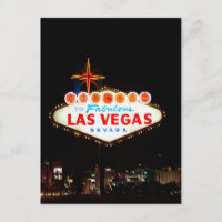 Rótulo de Vegas iluminado