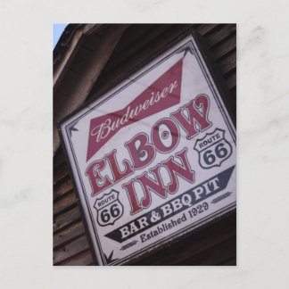 Postal Rótulo Elbow Inn