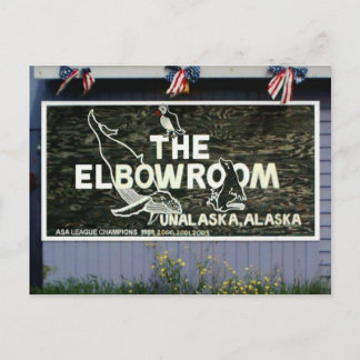 Postal Rótulo Elbow Room, Isla Unalaska