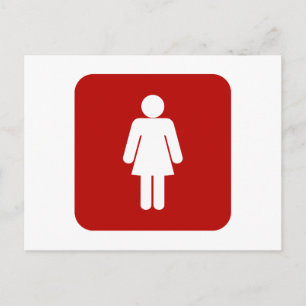 Postal Rótulo femenino