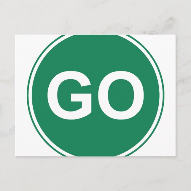 Postal Rótulo GO (Anverso)