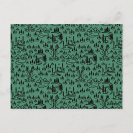 Postal Rótulo Gone Squatchin