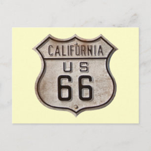 Postal Rótulo histórico de carreteras